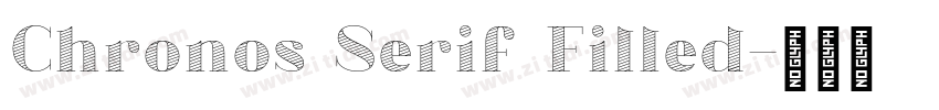 Chronos Serif Filled字体转换
